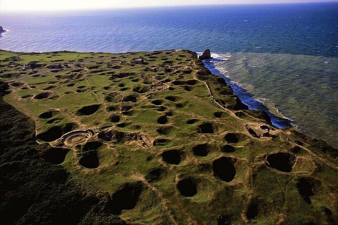 D-Day Omaha Beach sector - Small group from Caen aboard a Van - Pointe du Hoc and the cliffs climbed by American Rangers