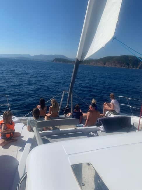 Departure from BRUSC: Half-day catamaran cruise - A new 2024 catamaran makes this half-day feel grown-up