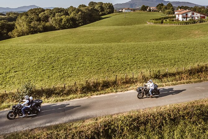 Discovery of the Basque Country by sidecar with private driver - Suhalmendi and the view toward Saint-Jean-de-Luz