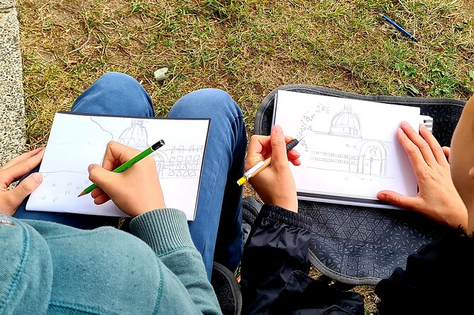 Drawing workshop/creative notebook during a walk from the Invalides to the Petit Palais - Starting at Invalides and Learning to Look