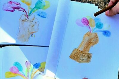 Drawing workshop/creative notebook during a walk from the Invalides to the Petit Palais - Pont Alexandre III as a Drawing Subject