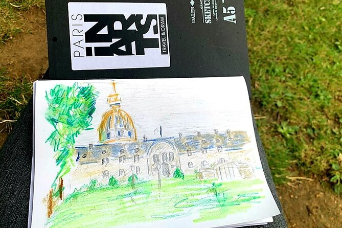 Drawing workshop/creative notebook during a walk from the Invalides to the Petit Palais - Practical Details Before You Book