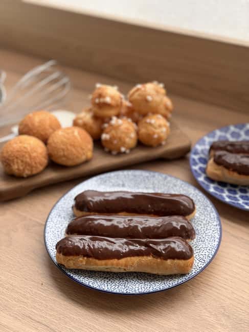 Eclair Baking Class with A Pastry Chef - Making Eclairs in a Parisian-Style Apartment