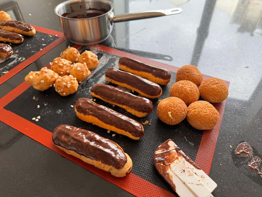 Eclair Baking Class with A Pastry Chef - Fillings That Let You Customize the Results