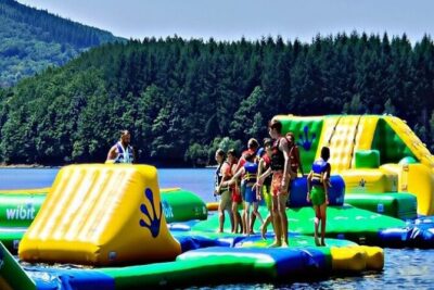 Entrance ticket Aquapark Lac du Laouzas in Nages - The Action Tower is the main challenge
