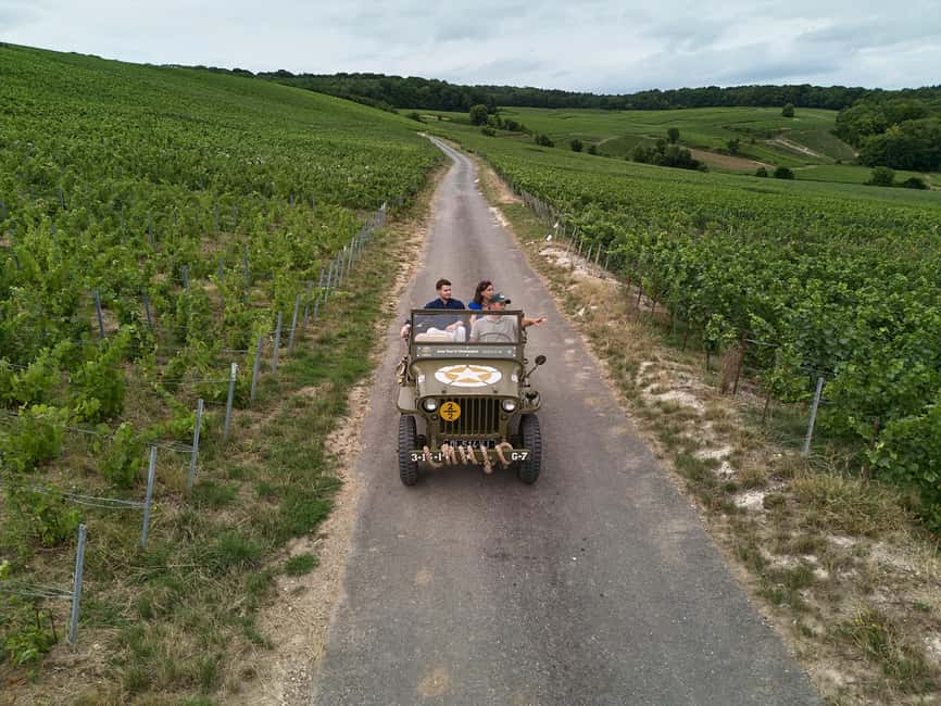Epernay: Jeep tour of the vineyards with tasting and visits - Price and Value: $235 for Up to 3 People