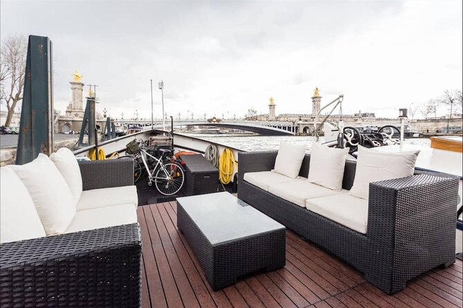 Fashion Design Workshop & Brunch on a Seine River Boat in Paris - A French brunch break with quiche and wine