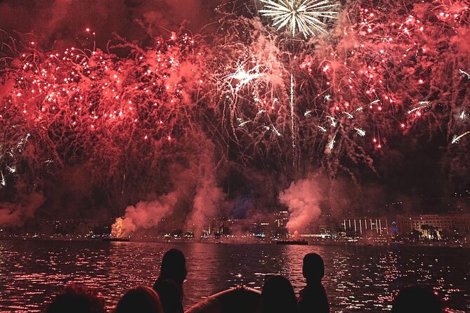 Fireworks at Sea - Cannes - Language and captain communication