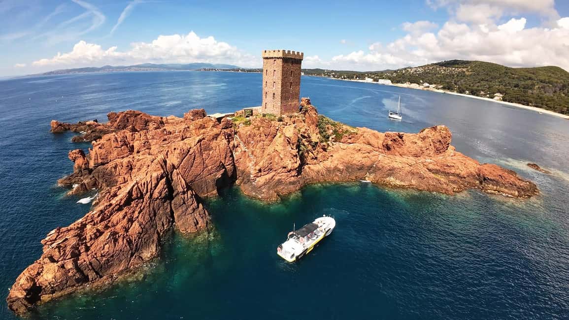 Fréjus : Esterel Calanques Cruise (Comfort Boat) + Swim Stop - Key points at a glance
