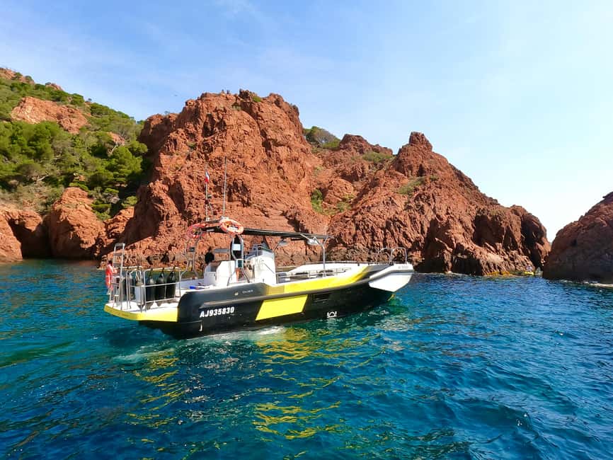 Fréjus : Esterel Calanques Cruise (Comfort Boat) + Swim Stop - Price and value: what $64 gets you in real terms