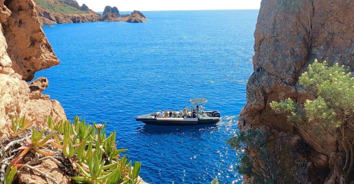 Fréjus: Estérel Calanques Speedboat Tour + Swim Stop - Getting Close to Estérel and Calanques Rock Formations