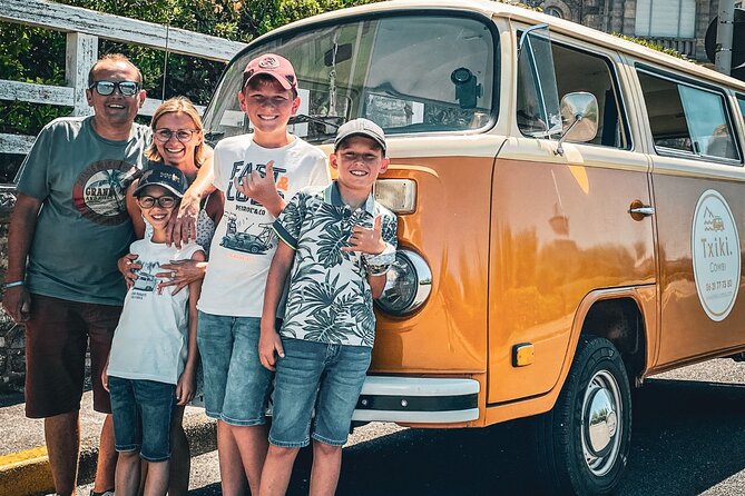 French Basque Country Coastline tour in a VW Combi - Clémence and the value of a private guide