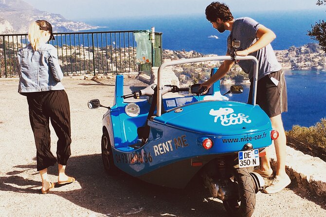 French Riviera Cities & Sightseeing Scoot Coupe Tour from Nice - Fort Mont-Alban: the view start that sets the mood