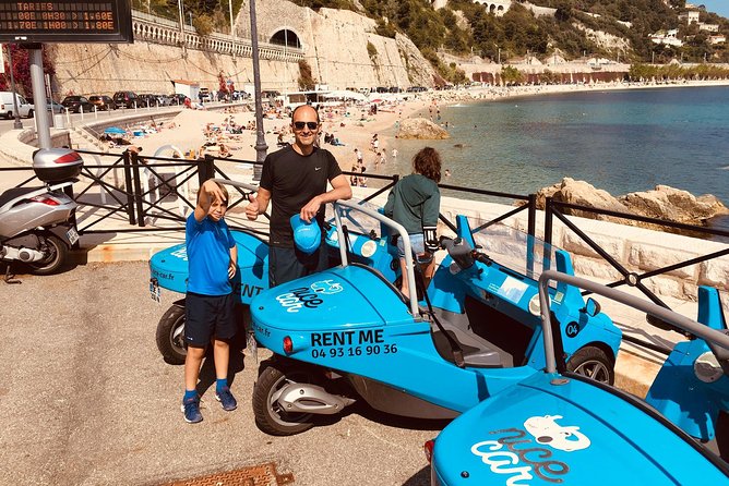 French Riviera Famous Cities Scoot Coupe Tour from Nice - The summer swim window: St-Jean-Cap-Ferrat beach time