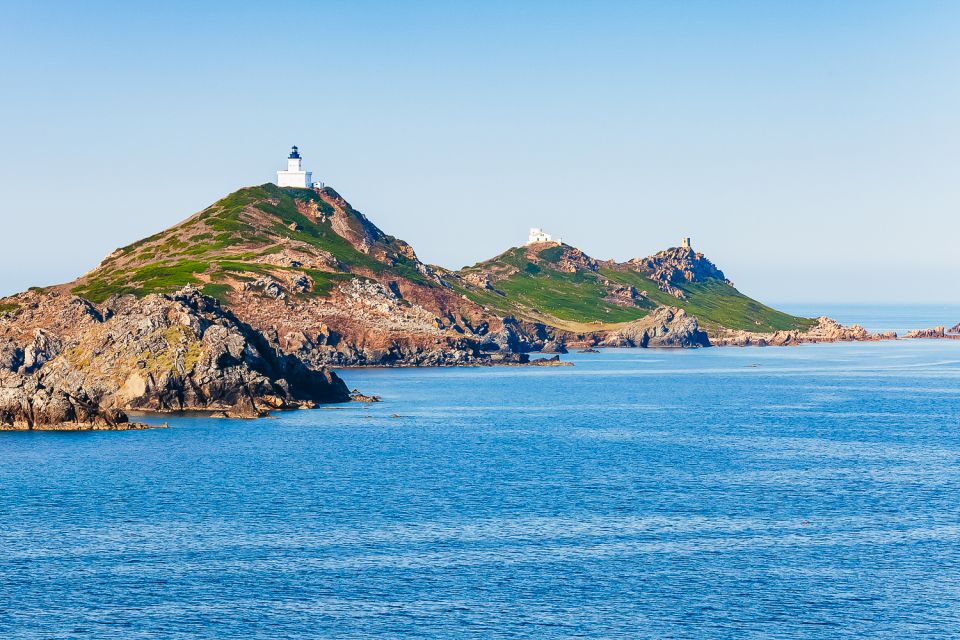 From Ajaccio/Porticcio:Ajaccio & Sanguinaires Gulf Boat Tour - Mezumare: Island Time for Swimming, Lighthouse Views, and Daudet’s Trail