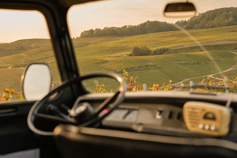 From Epernay : Champagne tasting with a vintage car - Aÿ-Champagne: The 30-Minute Guided Introduction