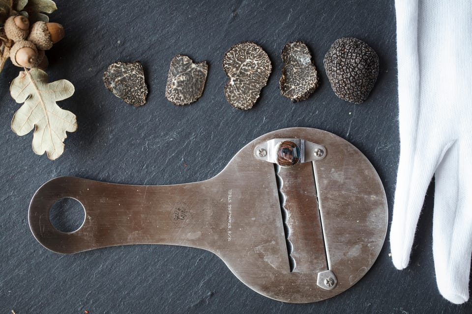 From location: Truffle farm visit, culinary workshop, meal - The practical timing and location