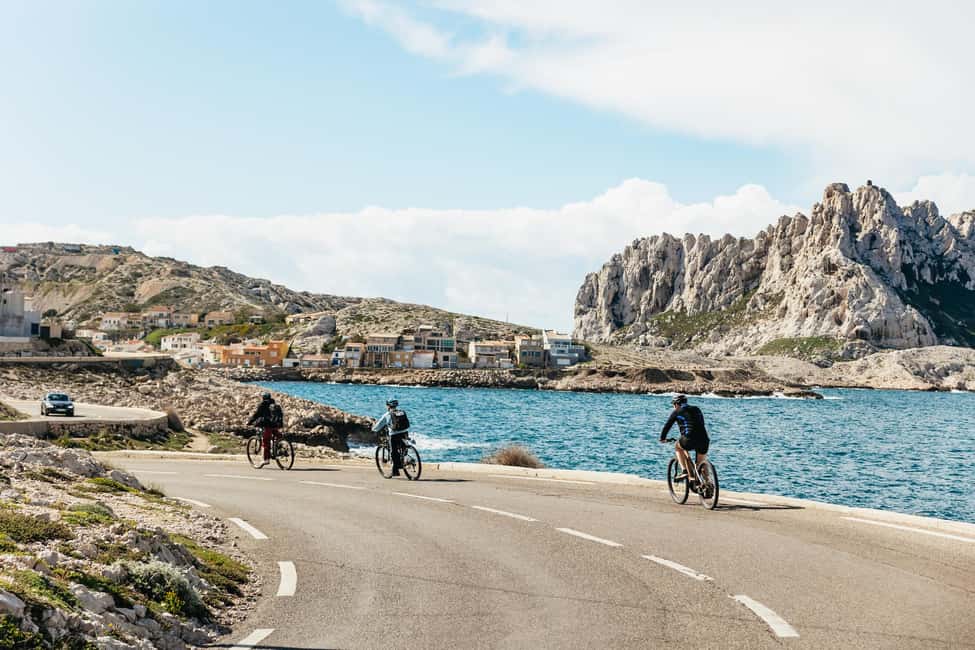 From Marseille: Guided E-Bike Tour to Calanque de Sormiou - Pointe Rouge to Calanques: the easy start that avoids crossing Marseille