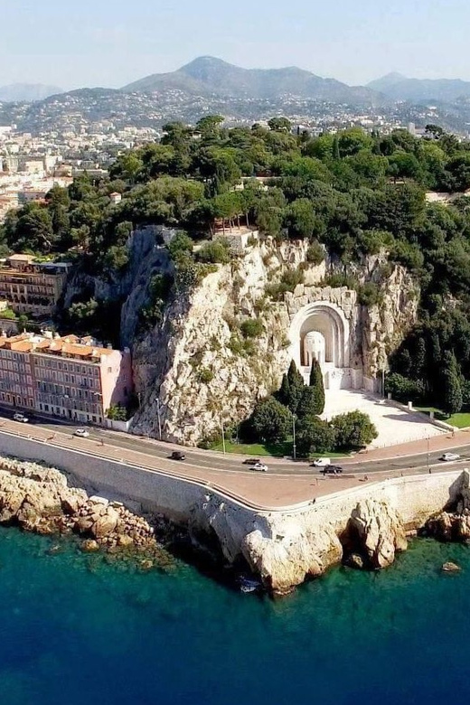 From Nice: Day Trip to Monte Carlo and Monaco Coast - La Turbie and the view toward Monaco