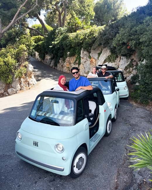 From Nice: Follow a guide in an electric car on the French Riviera! - The ride back (about 5 minutes) and your debrief