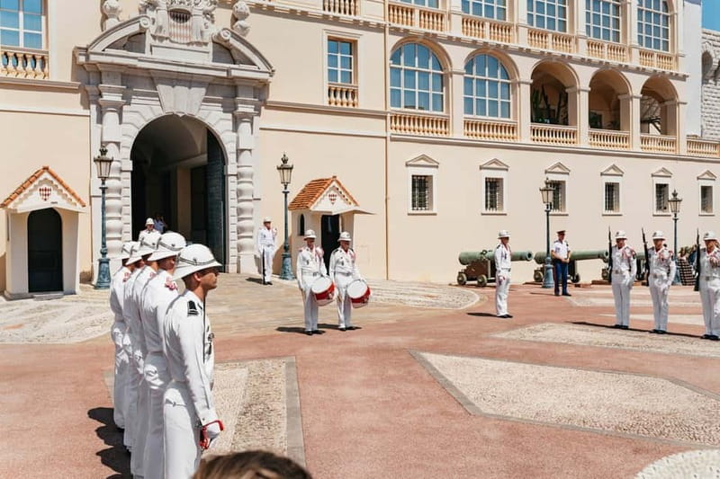 From Nice: French Riviera in One Day - Monaco old town and the palace-area ceremony timing
