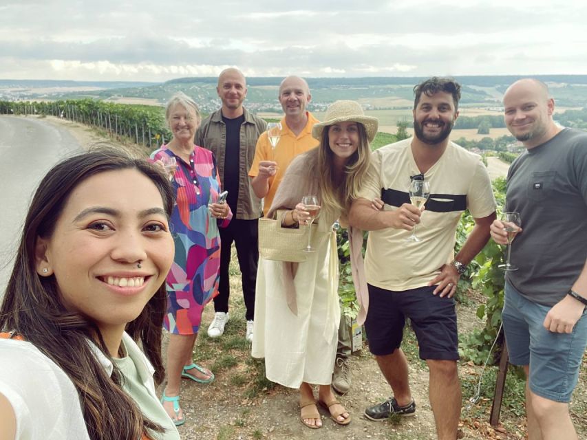 From Paris: Small-Group Champagne Tour with 3-Course Lunch - Blind tasting by the vineyards: the palate workout