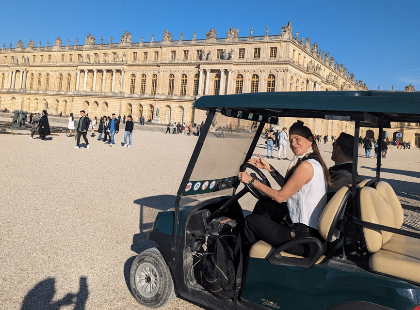 From Paris: Versailles Palace & Garden with Golf Cart - The formal gardens by golf cart
