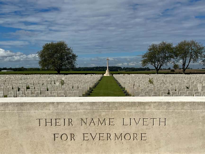 From Paris : WWI Somme Battlefields with Licensed Guide - Lochnagar Crater and the scale of the Somme