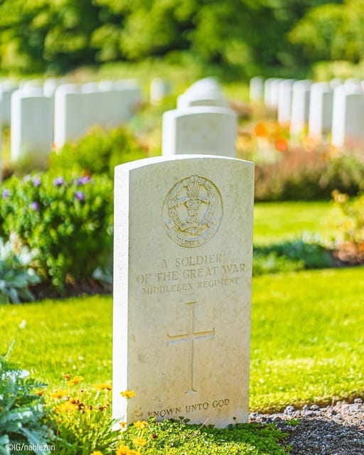 From Paris : WWI Somme Battlefields with Licensed Guide - Thiepval and the names of the missing