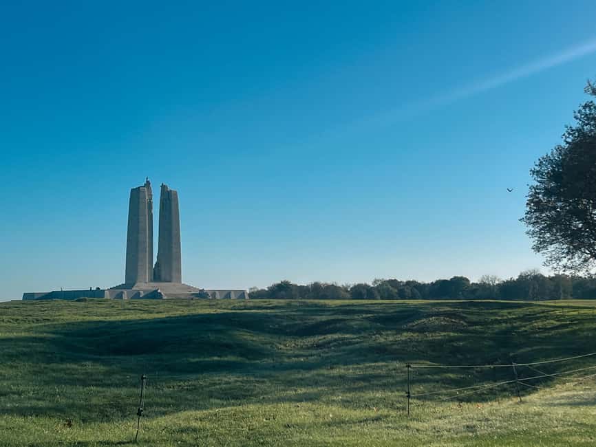 From Paris : WWI Vimy Battlefields - Private Tour - Arras Memorial and Faubourg d’Amiens Cemetery