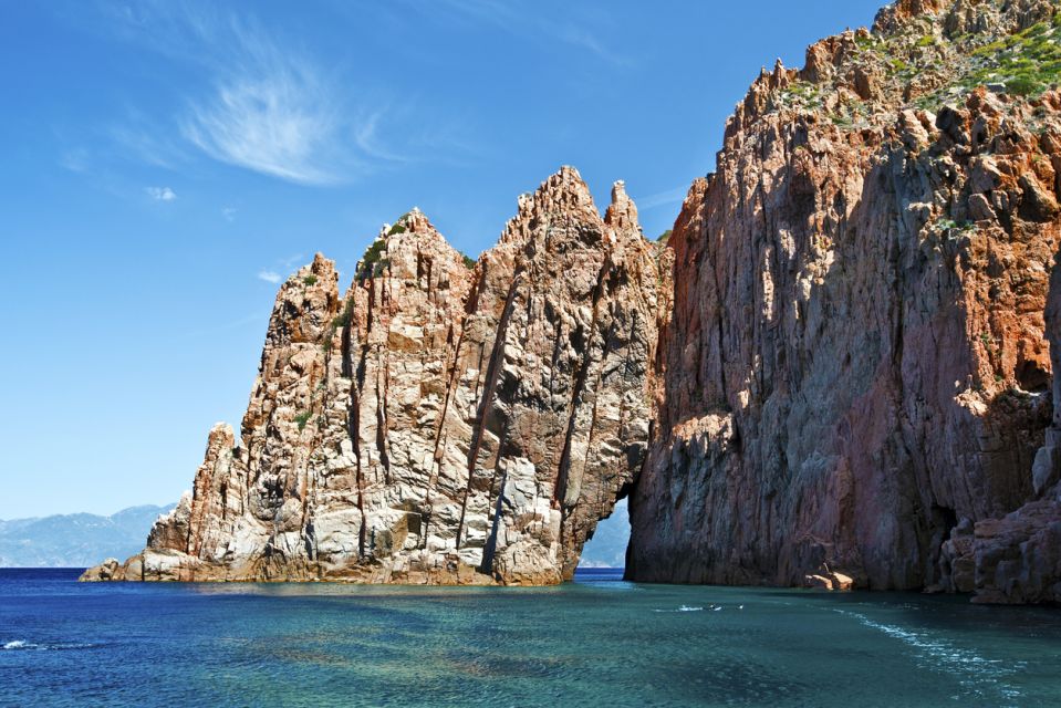 From Sagone/Cargèse: Piana, Scandola, Girolata Boat Tour - Capo Rosso Natural Pool: Swimming and Snorkeling the Right Way