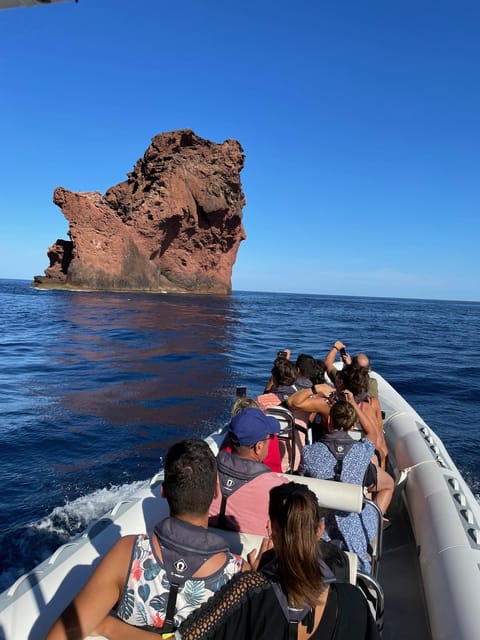 From Sagone/Cargèse: Scandola and Calanques de Piana Cruise - Swimming and snorkeling break: crystal-clear water, masks provided