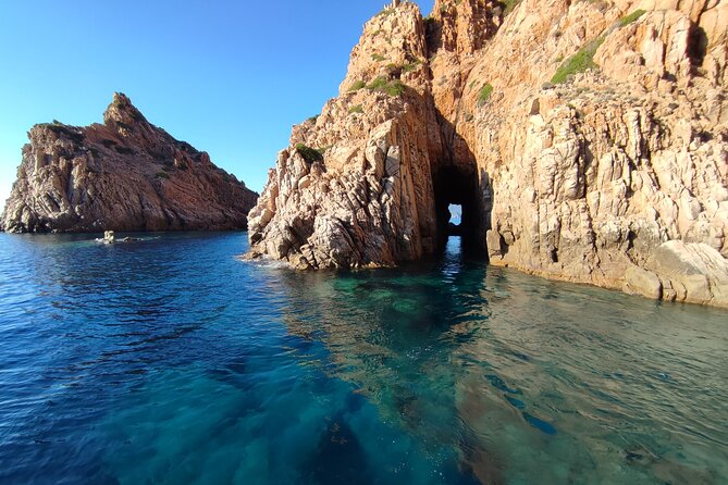 From Sagone/Cargèse: Scandola Girolata Calanques Piana Snorkeling - A Small-Group Boat Day From Sagone or Cargèse