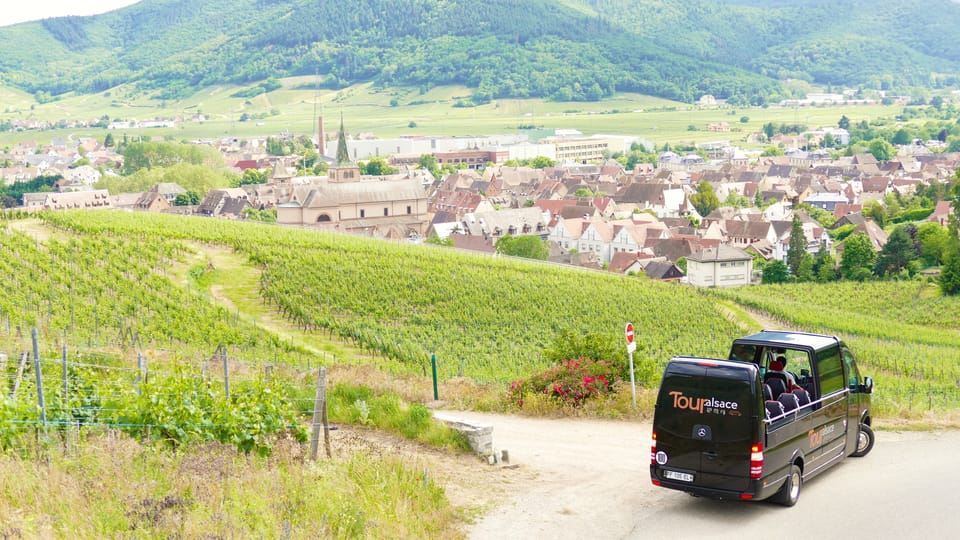 From Strasbourg: Medieval Villages & Wine Tasting Day Trip - Using the audio guide (when the human guide is French-only)