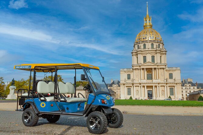 Golf Cart in Paris - Private Guided City Tour - Pickup Included - Pickup and drop-off that keeps your day from getting tangled