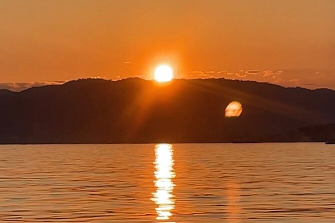 Golf Juan: Sunset Sailing Cruise with aperitif at the Island - Sainte-Marguerite Island: apéro time plus a real swim