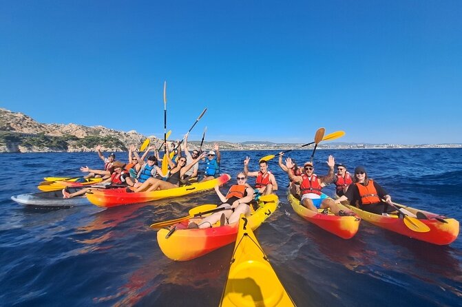 Guided kayak excursion in creeks - The swim break in crystal-clear coves: the best part to plan for