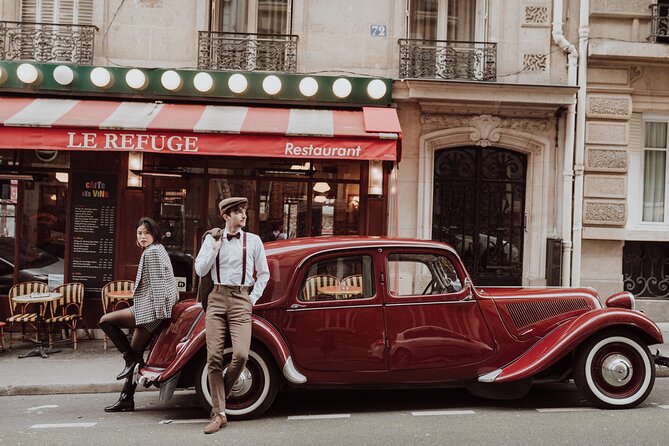 Guided tour of Paris in Citroën Traction Avant or DS 21 - Price and value: $171.18 per group up to 4