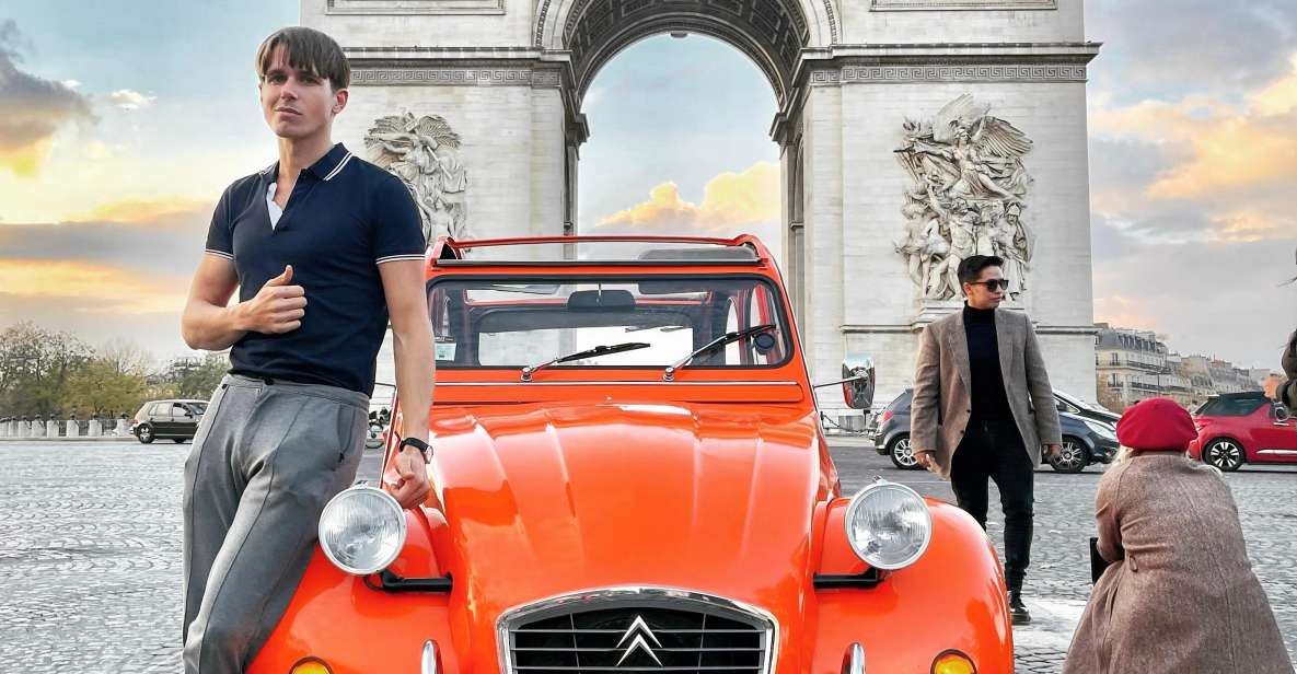 Guided Tour of Paris in Classic Convertible - The Montmartre start: Sacré-Cœur views and artist streets