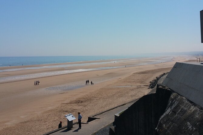 Half day tour Omaha Beach from Bayeux - Colleville-sur-Mer, memorials, and the view toward Omaha