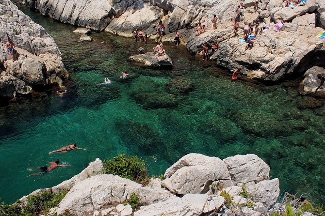 Hiking in the Calanques National park from Marseille - Picnic snack and sea-time: the part that makes the effort worth it