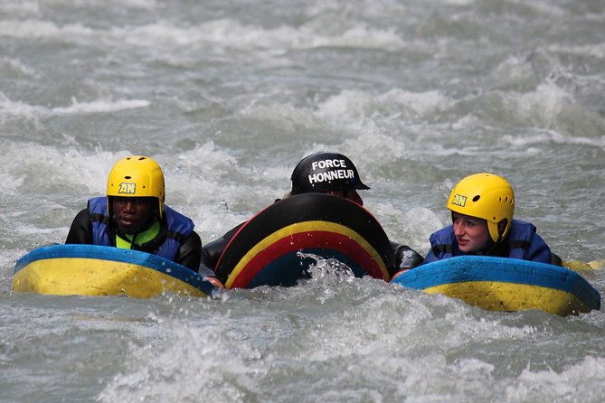 HYDROSPEED LA PLAGNE - Descent of the Isère (1h30 in the water) - The discovery descent, from instruction to whitewater