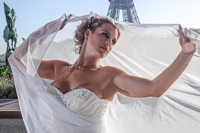 Iconic Portraits in an Exclusive Photoshoot at the Eiffel Tower - Walking to Pont d’Iéna