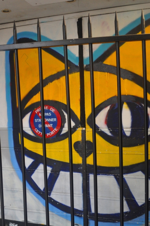 Invader Hunt Street Art Tour - A historic neighborhood viewed at street level