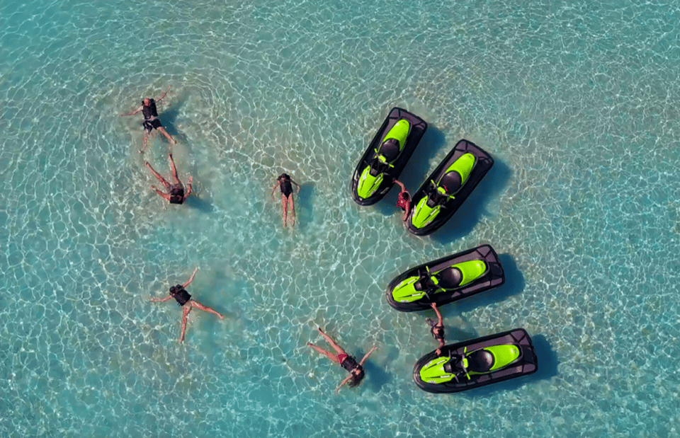 Jet ski ride : Initiation - Language and who can ride comfortably