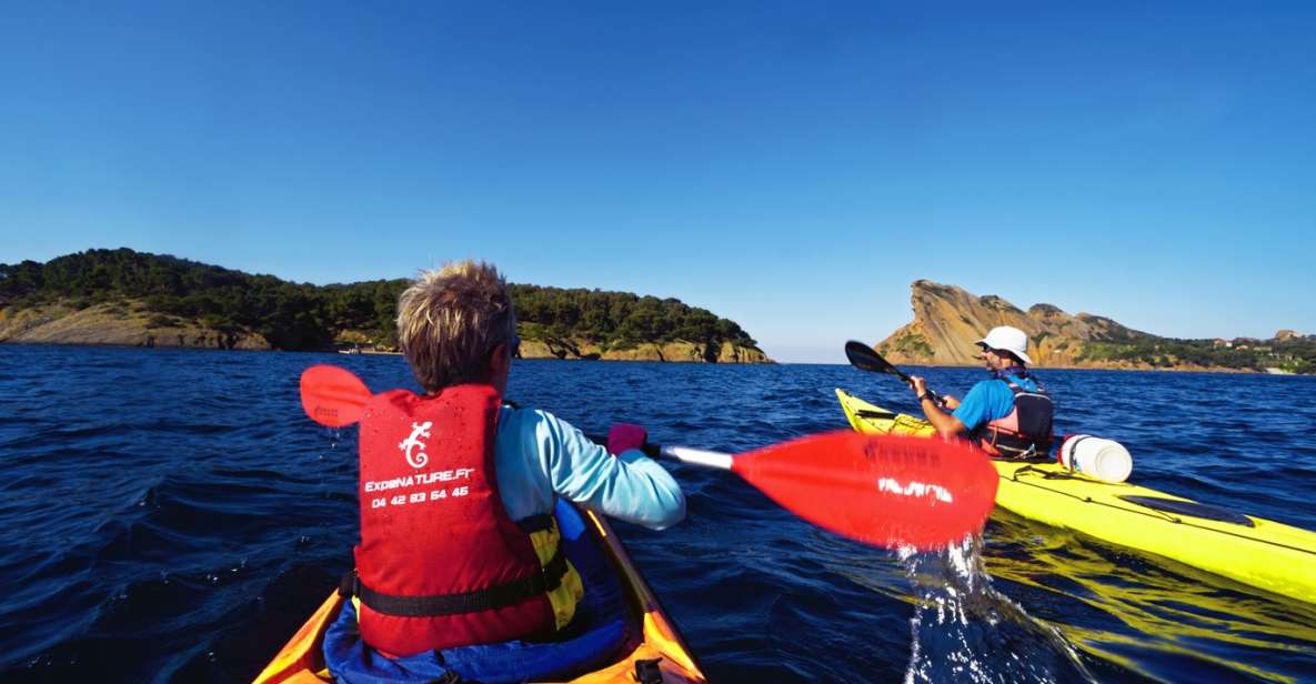 La Ciotat: Calanques National Park Guided Kayak Tour - Figuerolles: longer paddling, guided sightseeing, and lunch time