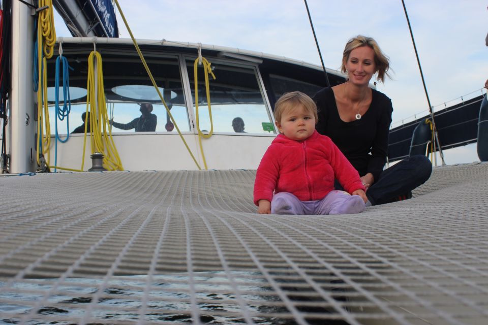 La Rochelle: 2-Hour Sunset Sailing Cruise - At sea: when the crew stops the engine and raises the sails