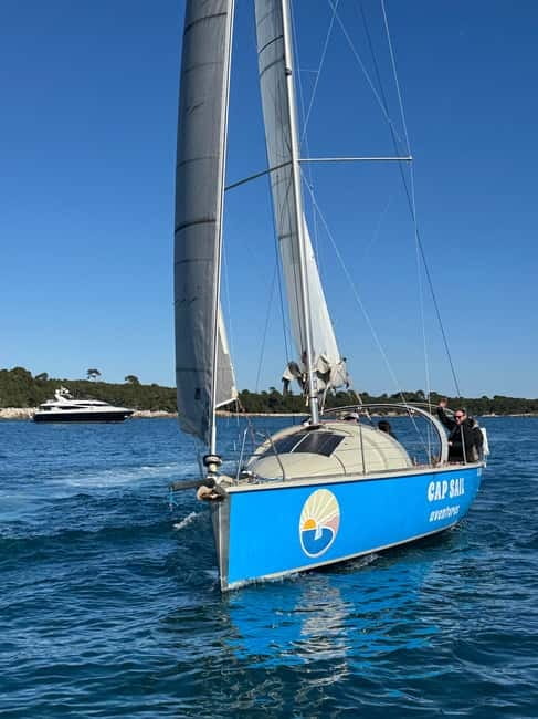 Lérins Islands Sailing Discovery, snorkeling and paddle SUP - Seeing mega yachts without the price of a yacht charter