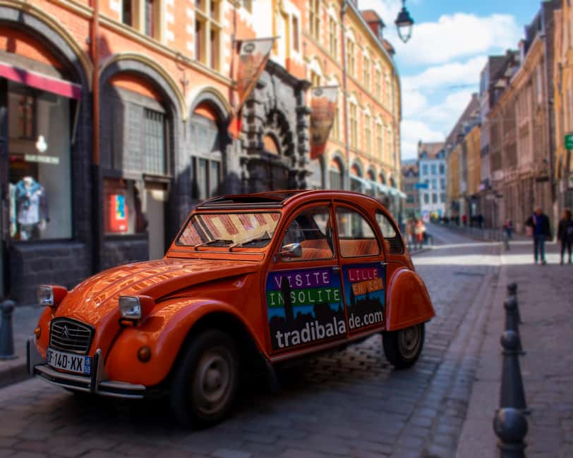 Lille Driving Tour by Convertible Citroen 2CV - The route around Lille: cobbles, corners, and landmark passes