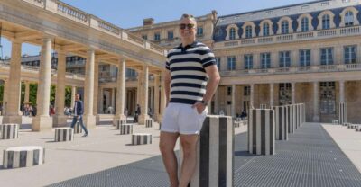 Louvre area photo shoot by Paris photographer - Palais-Royal: elegant arches and a quieter opening